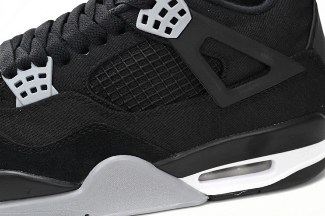 Kicktheory Canvas Jordan Black 4 Air DH7138-006 0727